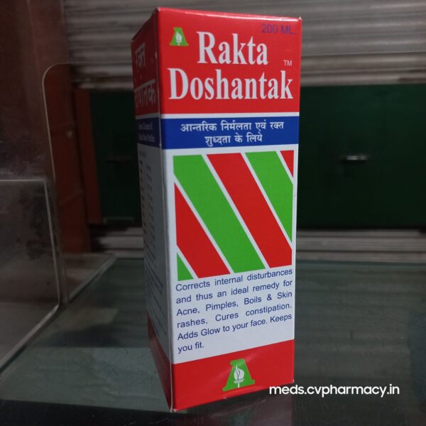 RAKTA DOSHANTAK 200ML AYURVEDIC CV Pharmacy 2