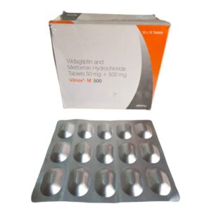 VILNOX-M 50/500MG TAB ENDOCRINE CV Pharmacy