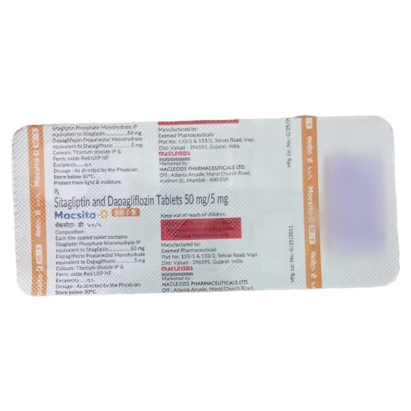 MACSITA D 50/5 TABLET ENDOCRINE CV Pharmacy 2