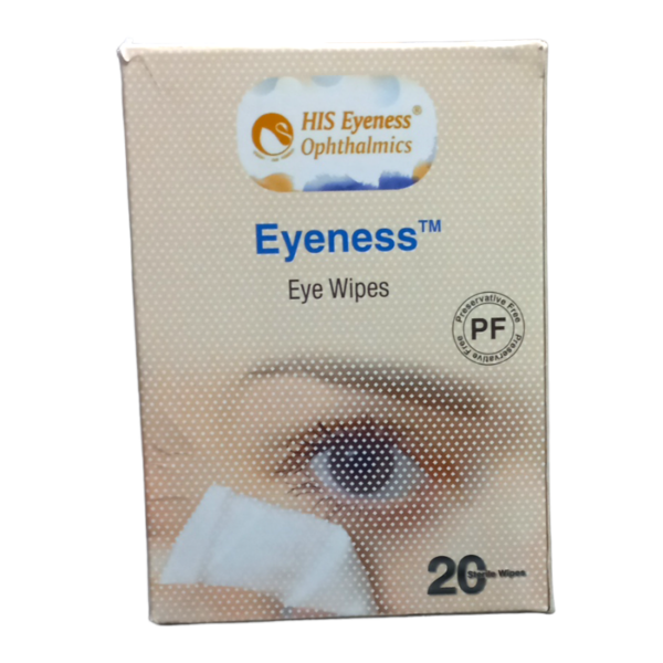 EYENESS EYE WIPES 20`S CLEANING WIPES CV Pharmacy 2