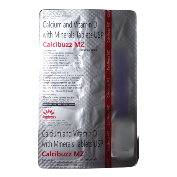 CALCIBUZZ MZ TAB Medicines CV Pharmacy 2