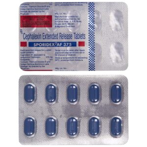 SPORIDEX AF 375MG TAB ANTI-INFECTIVES CV Pharmacy