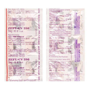 ZEFU CV 250MG TAB ANTI-INFECTIVES CV Pharmacy