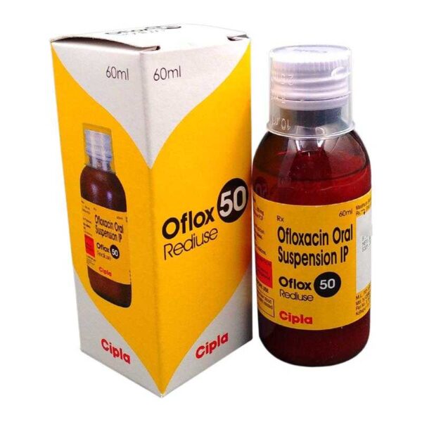 OFLOX 50MG REDIUSE SYP 60ML ANTI-INFECTIVES CV Pharmacy 2