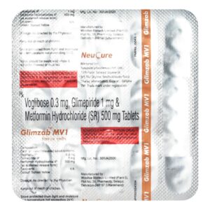 GLIMZAB-MV1 TAB ENDOCRINE CV Pharmacy