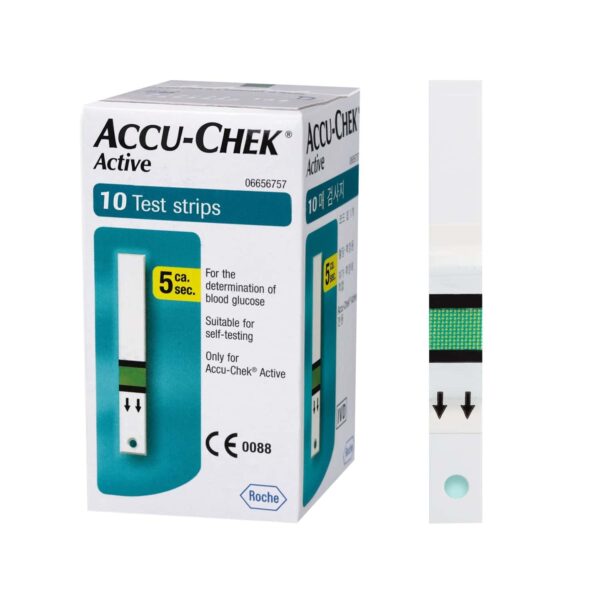 ACCU-CHEK ACTIVE STRIPS 10`S DIAGNOSTIC AND OTHER DEVICES CV Pharmacy 2