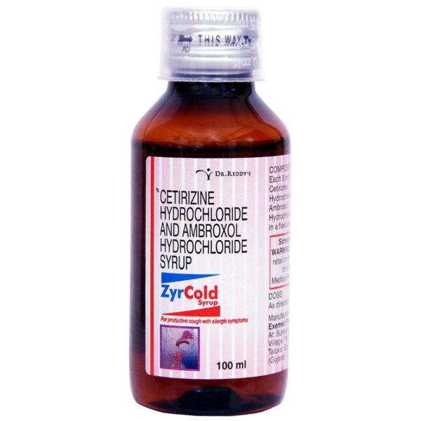 ZYRCOLD 100ML SYRUP ANTI HISTAMINICS CV Pharmacy