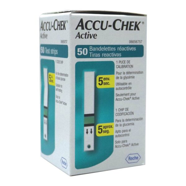 ACCU-CHEK ACTIVE STRIPS 50`S DIAGNOSTIC AND OTHER DEVICES CV Pharmacy 2