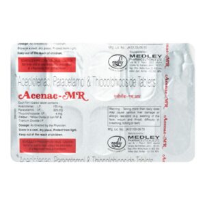 ACENAC-MR TAB MUSCLE RELAXANTS CV Pharmacy