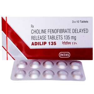 ADILIP 135MG TAB ANTIHYPERLIPIDEMICS CV Pharmacy