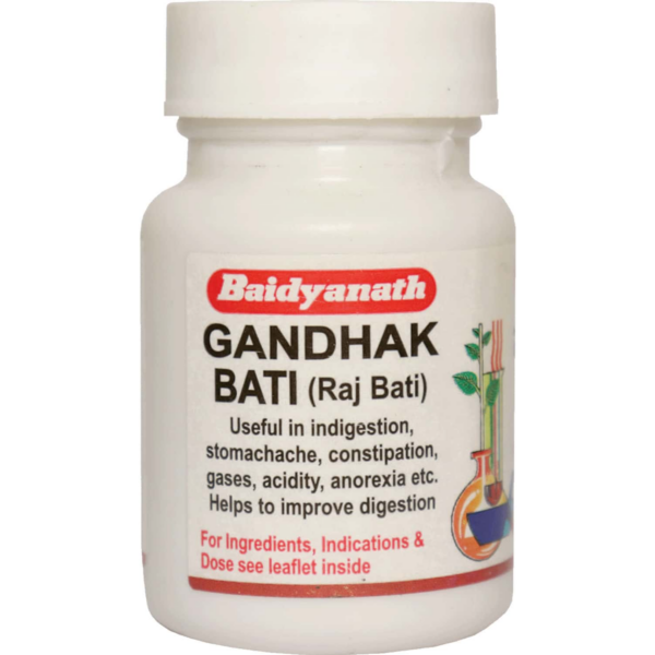 GANDHAK BATI-60`S(BAID) AYURVEDIC CV Pharmacy