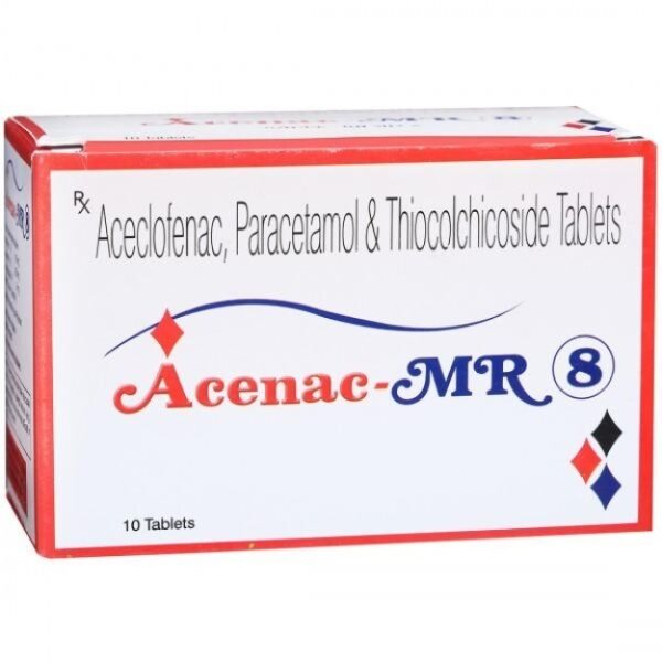 ACENAC-MR 8 TAB MUSCLE RELAXANTS CV Pharmacy