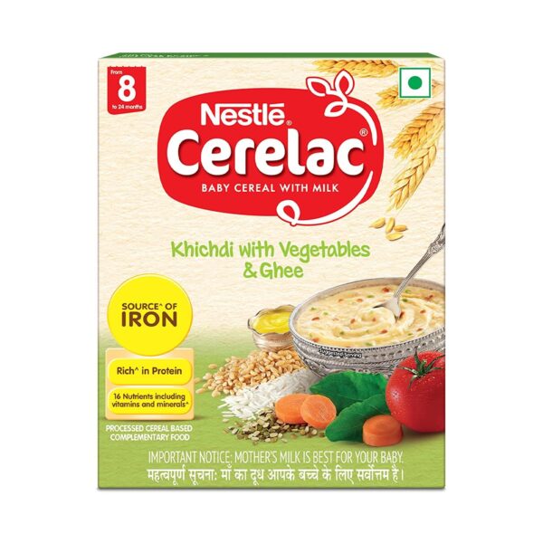 CERELAC 8+ KHICHDI, VEG & GHEE BABY CARE CV Pharmacy 2