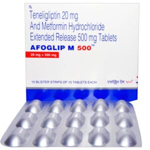 AFOGLIP M 20/500MG TABLET ENDOCRINE CV Pharmacy