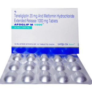 AFOGLIP M 20/1000MG TABLET ENDOCRINE CV Pharmacy