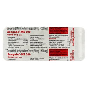 ACEGABA ME 300 TAB CNS ACTING CV Pharmacy