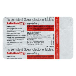 ALDACTONE T 5MG TAB CARDIOVASCULAR CV Pharmacy