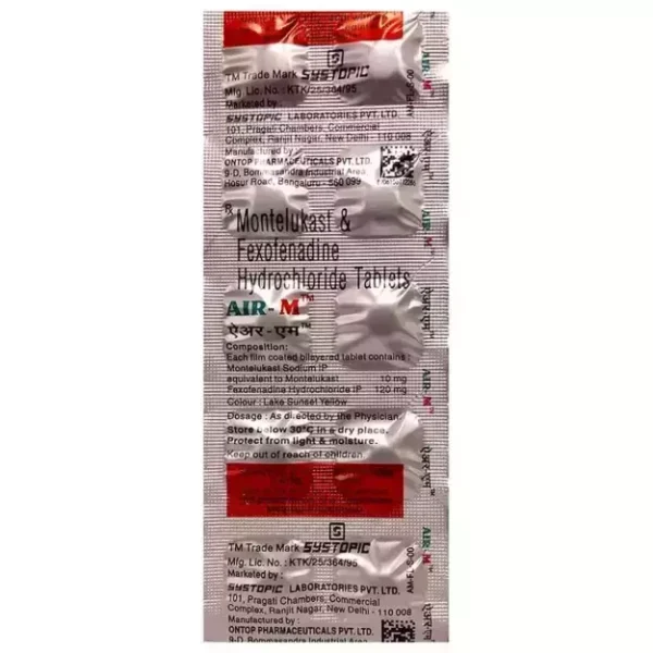 AIR – M TAB ANTIHISTAMINICS CV Pharmacy