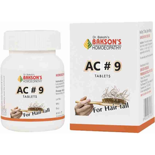 BAKSON`S AC#9 TABLETS HOMEOPATHY CV Pharmacy 2