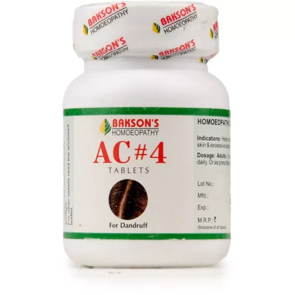 BAKSON`S AC#4 TABLETS HOMEOPATHY CV Pharmacy 2