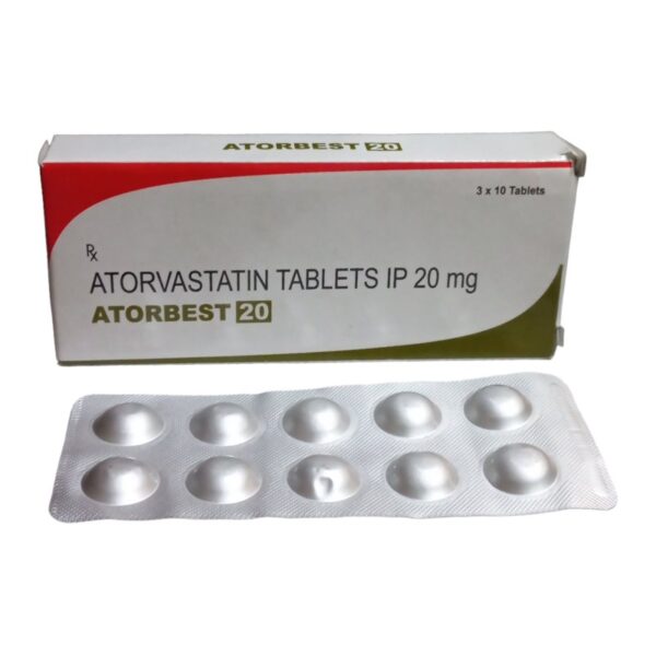 ATORBEST 20MG TAB ANTIHYPERLIPIDEMICS CV Pharmacy 2