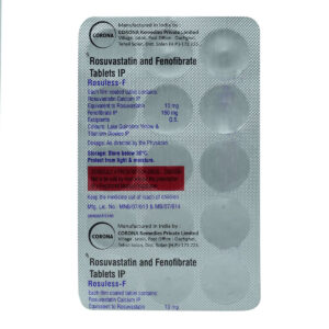 ROSULESS-F TAB ANTIHYPERLIPIDEMICS CV Pharmacy