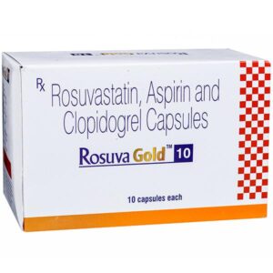 ROSUVA GOLD 10 CAPS ANTIHYPERLIPIDEMICS CV Pharmacy
