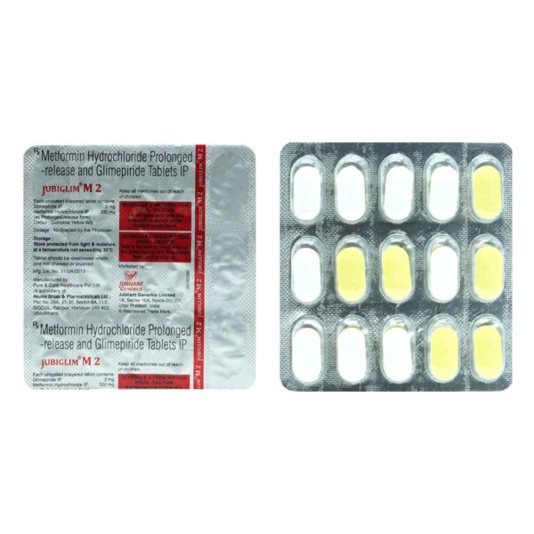 JUBIGLIM-M2 TAB ENDOCRINE CV Pharmacy 2