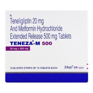 TENEZA M 500 TAB ENDOCRINE CV Pharmacy