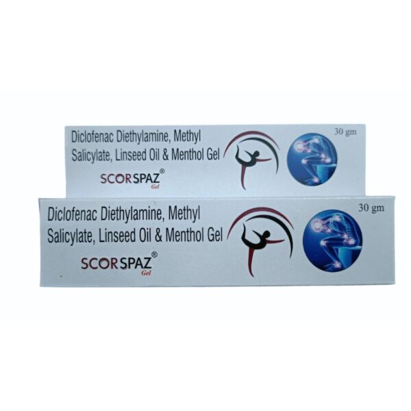 SCORSPAZ GEL 30 GM MUSCULO SKELETAL CV Pharmacy 2