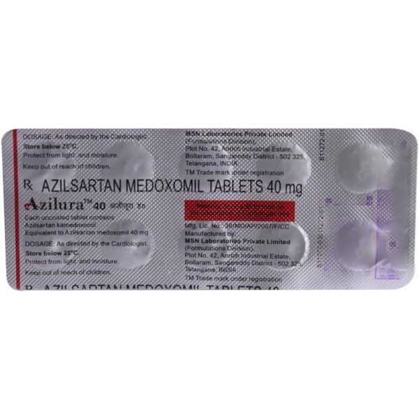 AZILURA 40 TAB ANGIOTENSIN-II ANTAGONIST CV Pharmacy 2