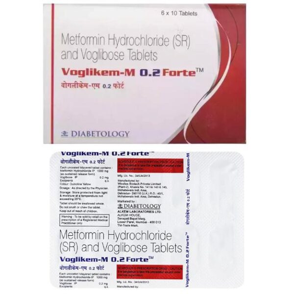 VOGLIKEM-M 0.2 FORTE ENDOCRINE CV Pharmacy 2