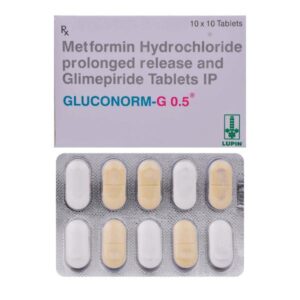 GLUCONORM-G 0.5MG TAB ENDOCRINE CV Pharmacy