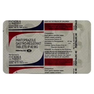 PENTALOC 40MG TAB ANTACIDS CV Pharmacy