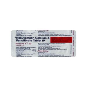 ROSAVE-F-20 TAB ANTIHYPERLIPIDEMICS CV Pharmacy