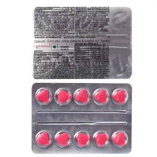 CORCIUM K2 TAB BONE METABOLISM CV Pharmacy 2