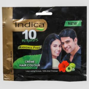 INDICA 10 MINUTES CREME HAIR CLR (1 NATURAL BLACK) FMCG CV Pharmacy