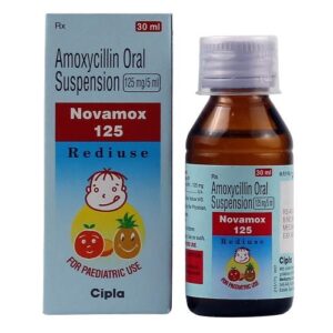 NOVAMOX 125 REDIUSE 60ML Medicines CV Pharmacy