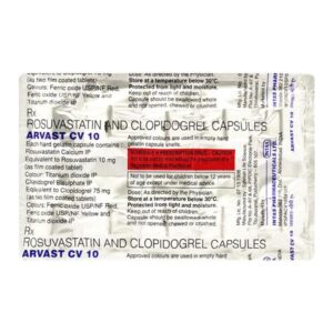 ARVAST CV 10 CAP ANTIHYPERLIPIDEMICS CV Pharmacy