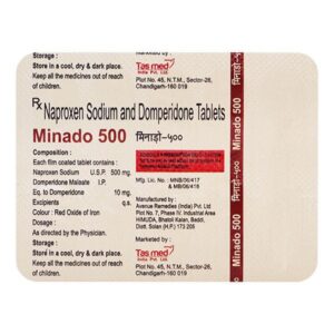 MINADO 500MG TAB ANALGESICS AND ANTIPYRETICS CV Pharmacy