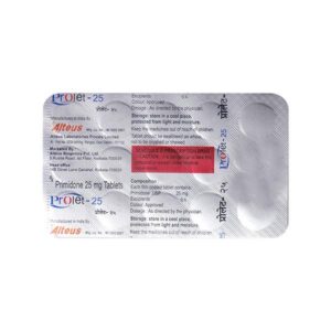 PROLET 25 MG TAB Medicines CV Pharmacy