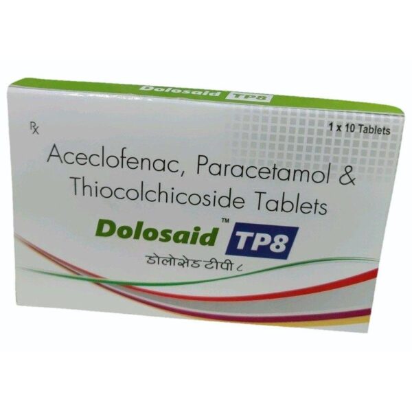 DOLOSAID TP8 TAB MUSCLE RELAXANTS CV Pharmacy 2