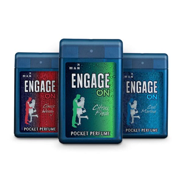 ENGAGE ON  POCKET PERFUME 18 ML  (MEN) FMCG CV Pharmacy