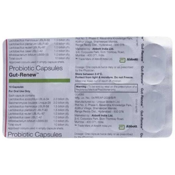 GUT-RENEW CAP Medicines CV Pharmacy