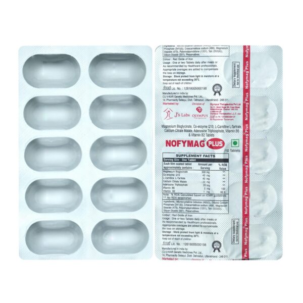 NOFYMAG PLUS CAP 10`S Medicines CV Pharmacy 2