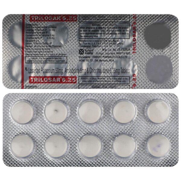 TRILOSAR 6.25MG TAB CALCIUM CHANNEL BLOCKERS CV Pharmacy 2