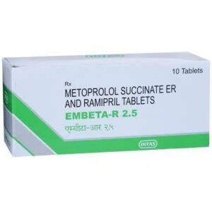 EMBETA-R 2.5/25 TAB ACE INHIBITORS CV Pharmacy