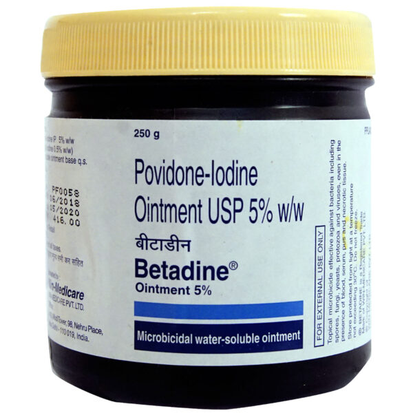 BETADINE OINTMENT 250 G(JAR) ANTIBACTERIAL CV Pharmacy 2