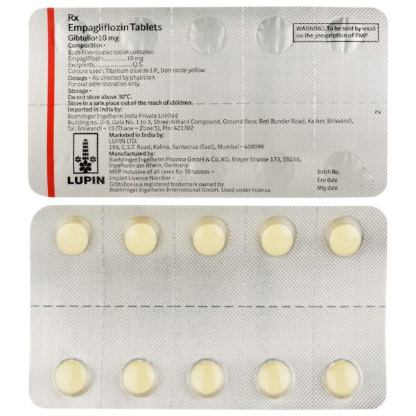 GIBTULIO 10MG TAB ENDOCRINE CV Pharmacy