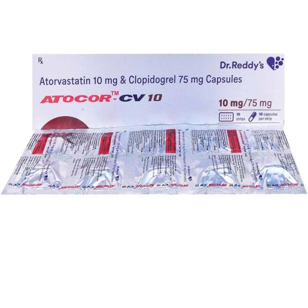 ATOCOR CV 10 CAP ANTIHYPERLIPIDEMICS CV Pharmacy